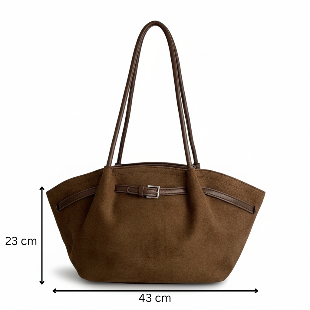 Women's Flared Shoulder Tote Handbag
