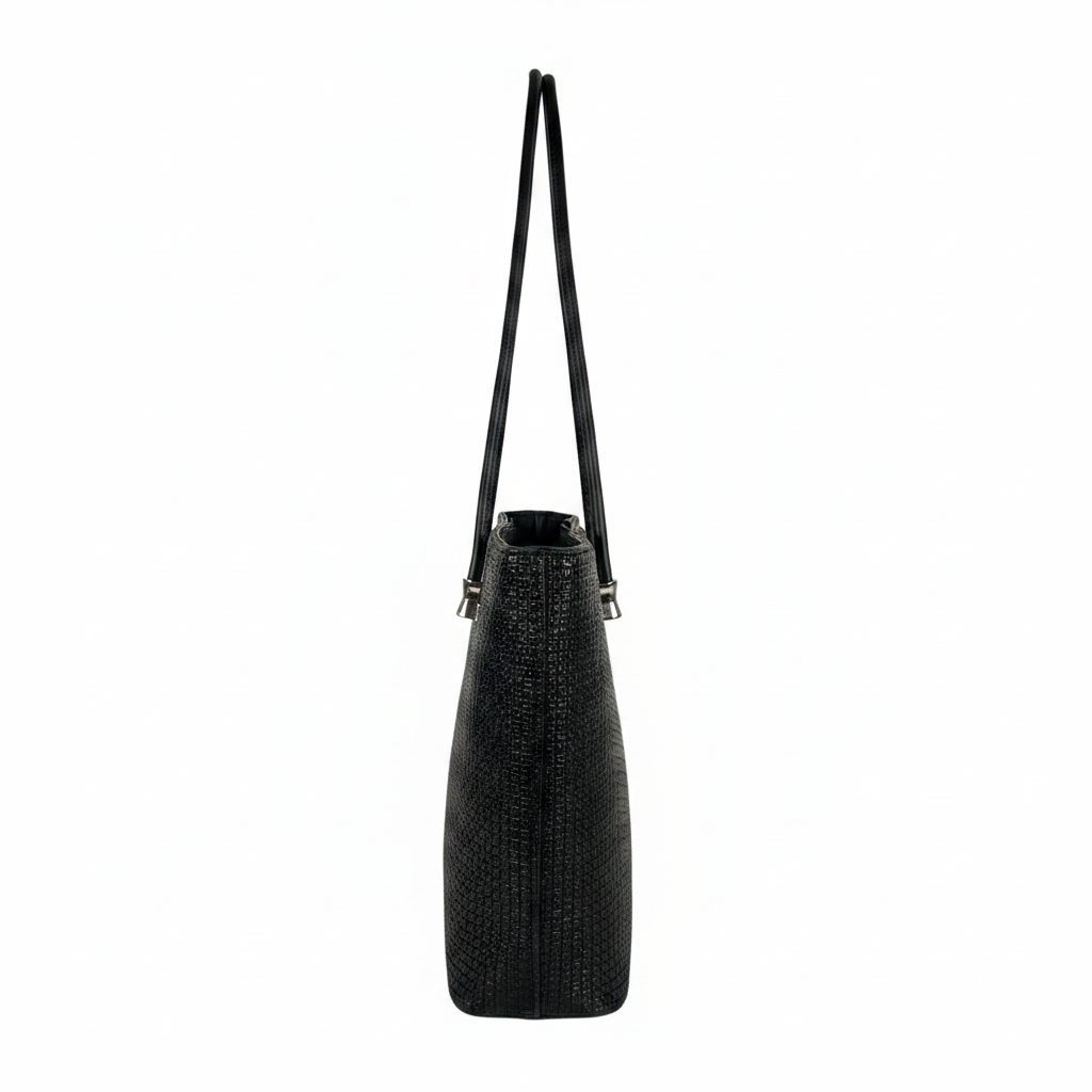 Modern Embossed Texture Shoulder Tote Bag