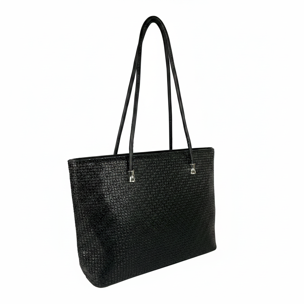Modern Embossed Texture Shoulder Tote Bag