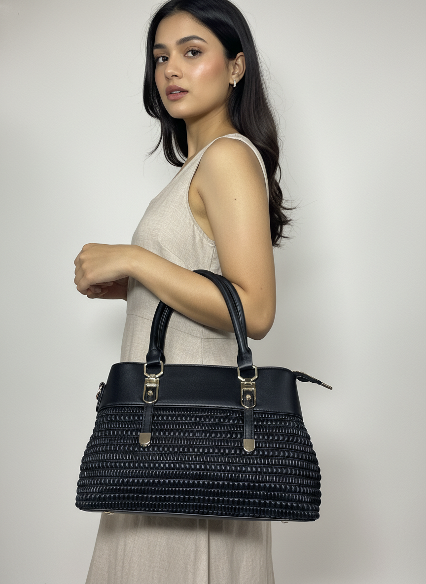 Premium Classic Everyday Handbag with Shoulder Strap