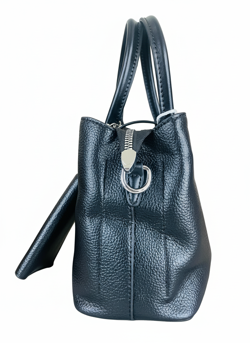 Elegant Handbag - Women's Structured PU Leather Shoulder Bag