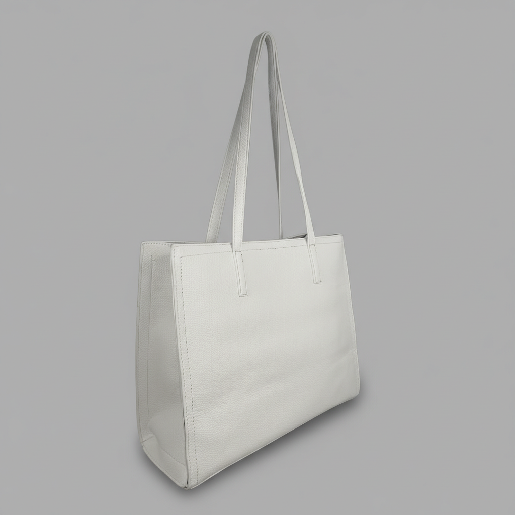 Women's Structured Faux Leather Tote Bag