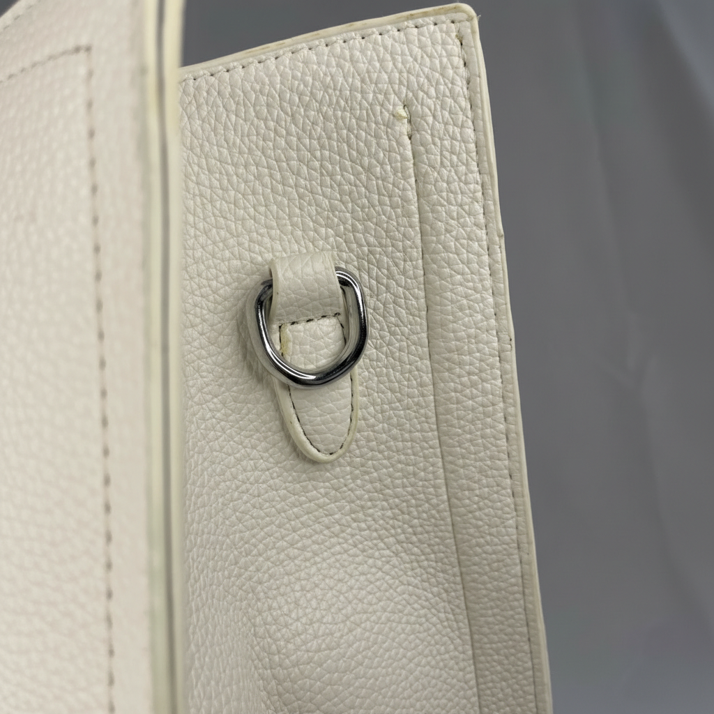 Women's Structured Faux Leather Tote Bag